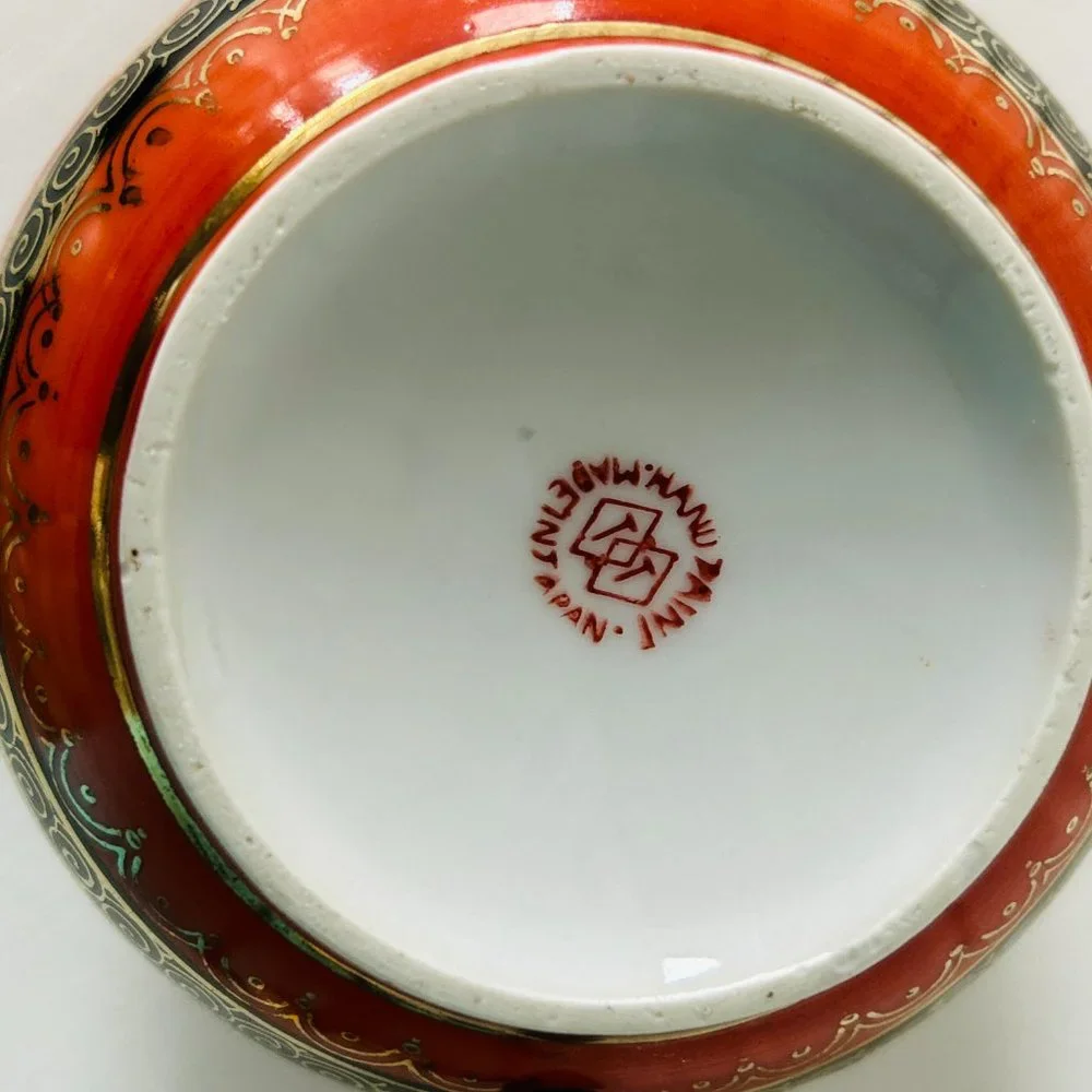 VINTAGE TT Takito Company Hand Painted Japan Tea Pot and Creamer